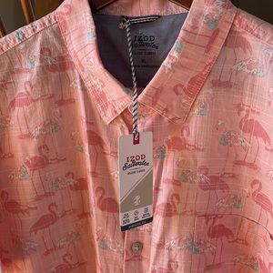 Izod Saltwater relaxed classics button down collared shirt